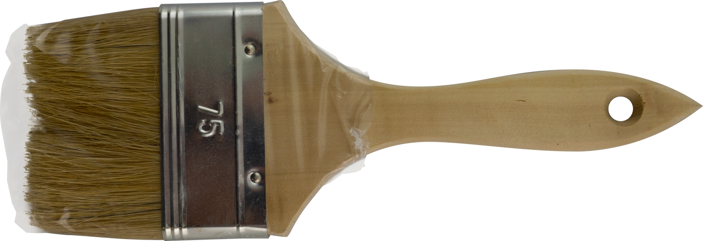 3” Wooden Handle Brush - 60 Pack