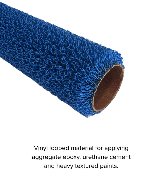 230mm Blue Looped Oz Roller Covers