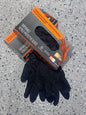 100 x Nitrile No-Rip Anti-Slip Gloves - Black