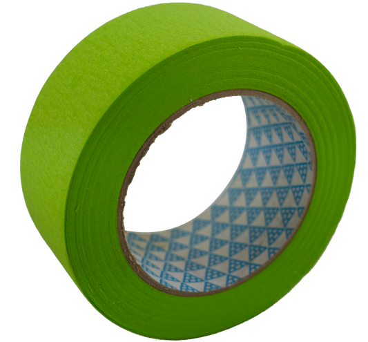 Low Tack Green wall Tape - 48mm - Pack of 18 Rolls